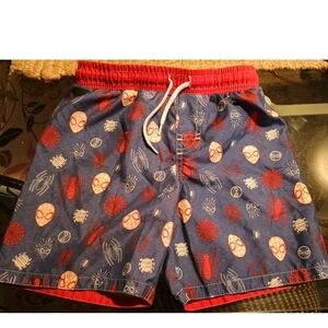 Marvel Red Spider-Man Waistband Swim Shorts 6-7 Boys
